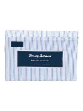 TOMMY BAHAMA Cotton Striped Sheet Set